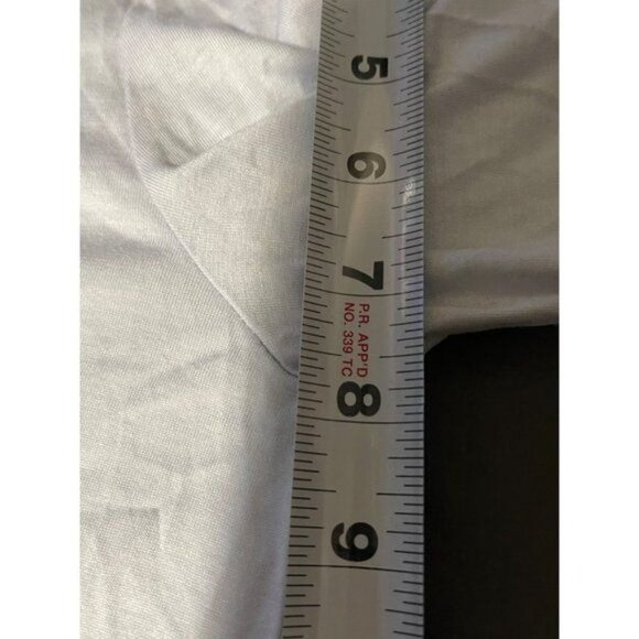 Ann Taylor blouse size Medium pastel blue different back fabric - Picture 5 of 7